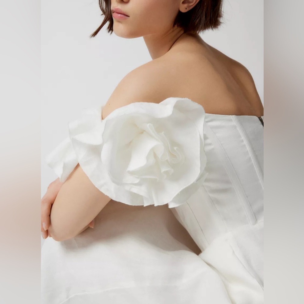 Bardot | Sigma Off-Shoulder Linen Dress - Picture 5 of 6